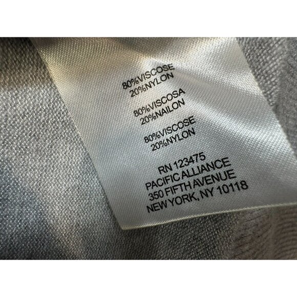 Ellen Tracy Womens Cowl Neck Long Sleeve Sweater Top Size L Grey Viscose Blend - Picture 4 of 12